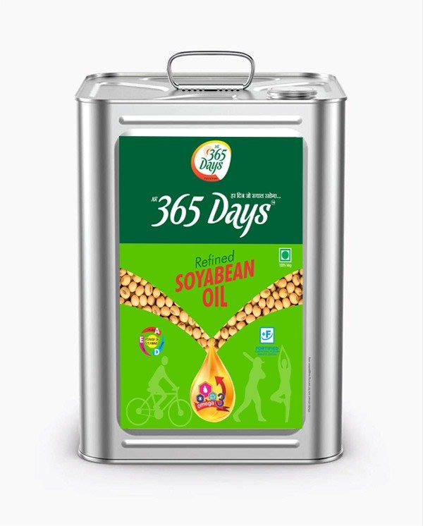 365 Days Refined Soyabean Oil – 15L Tin
